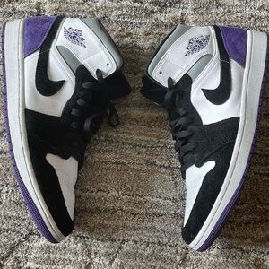 COPY - Jordan 1 mid SE purple black